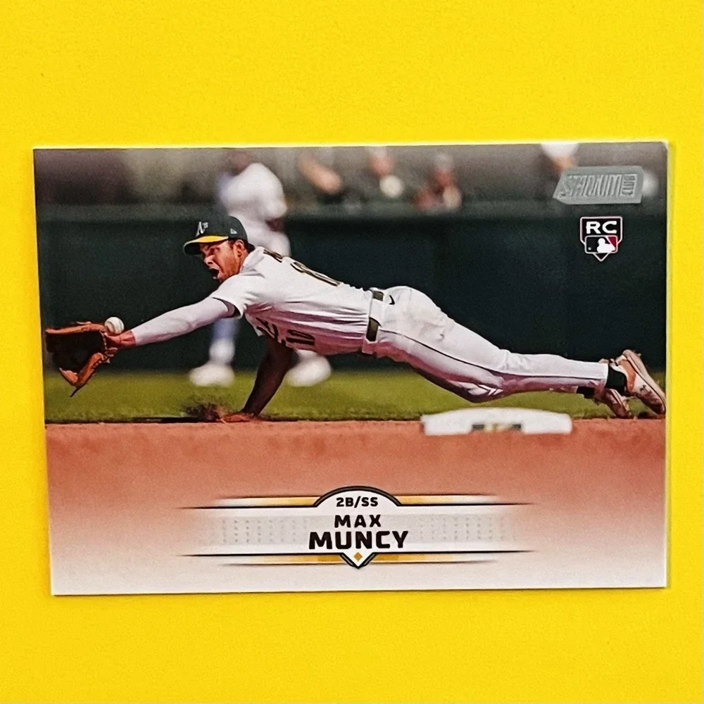 2025 Topps Stadium‎ Club Max Muncy RC Rookie #28 Oakland Athletics